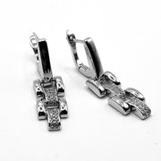 925 Sterling Silver Earrings with Cubic Zirconia